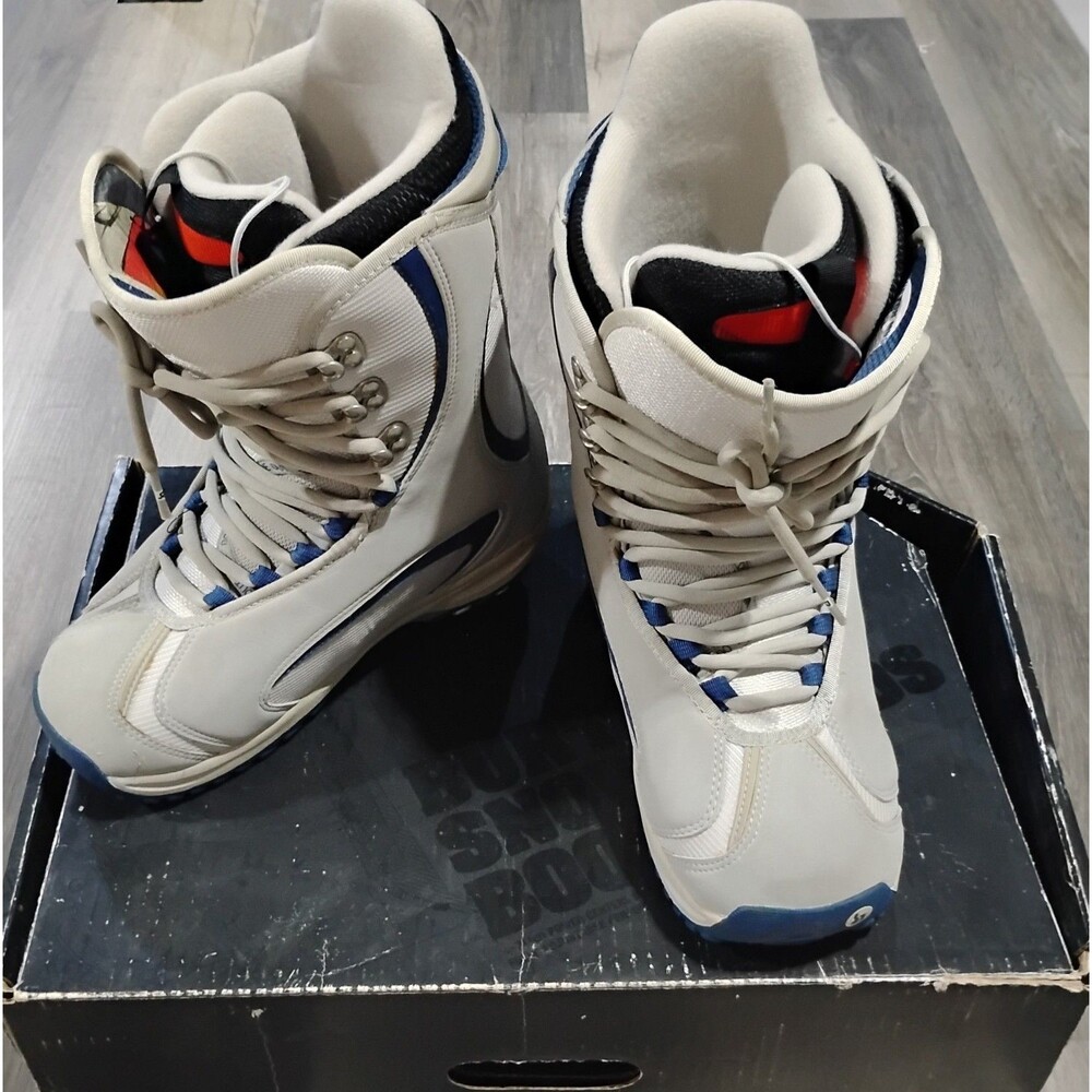 BURTON Men's Ruler Snowboard Boots Size 8.5 Shoe Sport Athlete Gray Blue